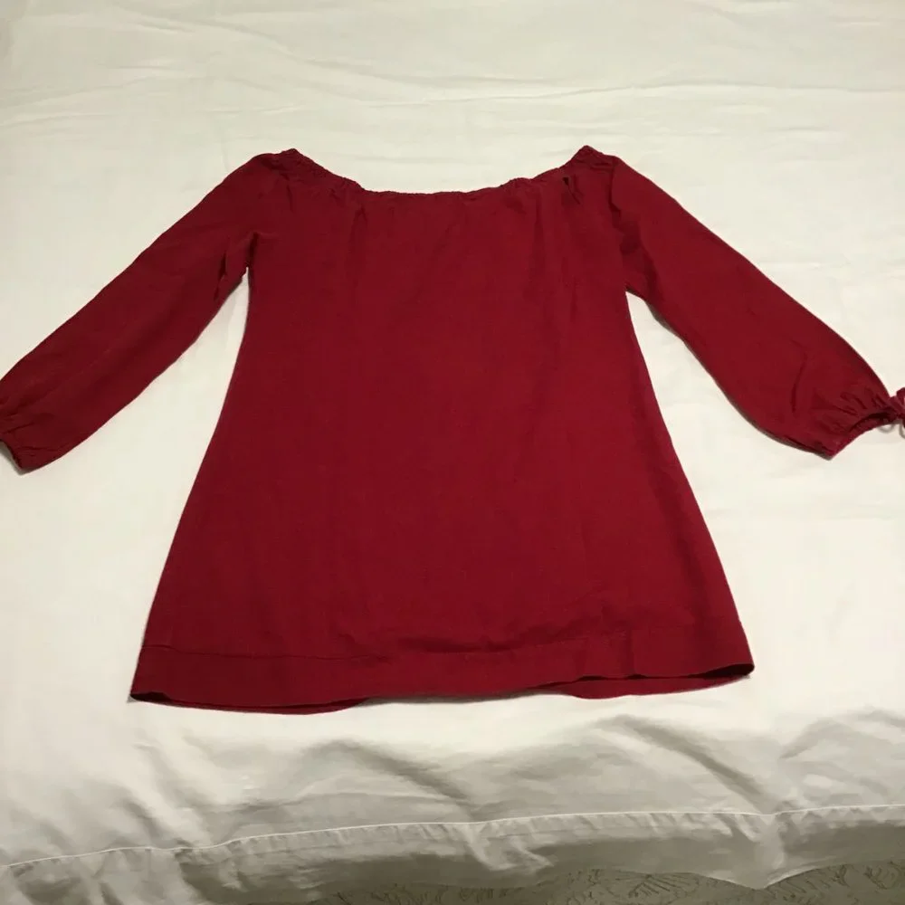 Harper & Me Off Shoulder Mini Tunic Dress  Size M - Picture 10 of 14